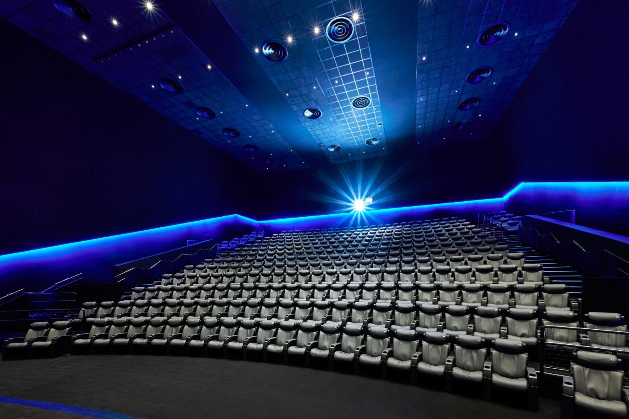 Studio City Hotel Macau Ngoại thất bức ảnh The interior of a typical IMAX theatre